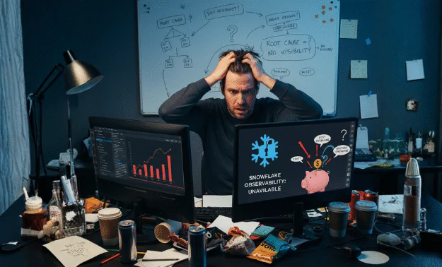 Data engineers are frustrated by Real Root Cause of Cost Problems due to Lack of Snowflake Observability
